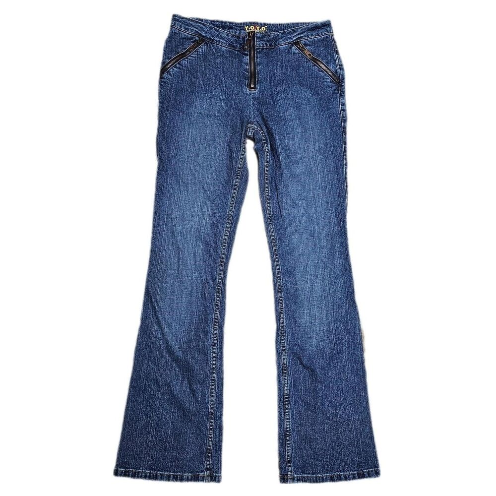 y2k mcbling gyaru zipper fly pockets jeans